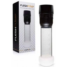 Арт.01-06-07-01-0023 Помпа вакуумная для мужчин FlashLigth Flesh, мод.46969, цвет: прозрачный+чёрный